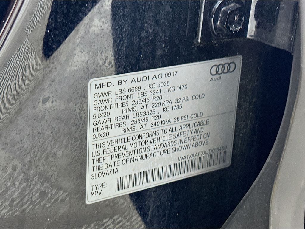 2018 Audi Q7 3.0T Prestige quattro