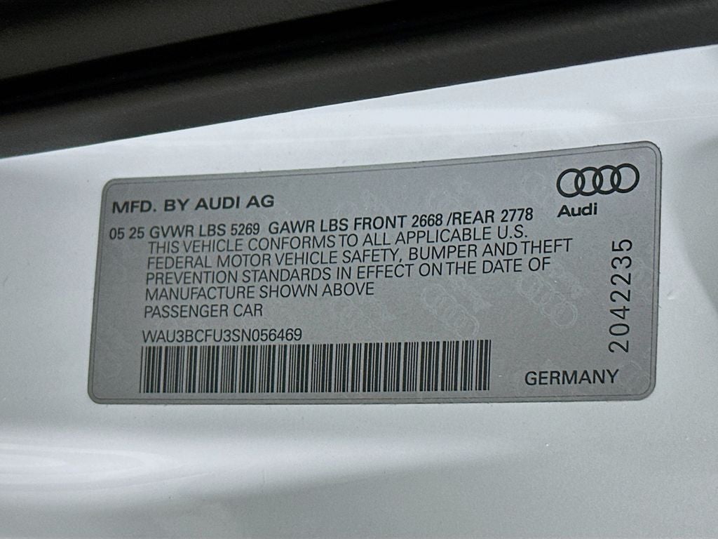 2025 Audi A5 2.0T Prestige quattro