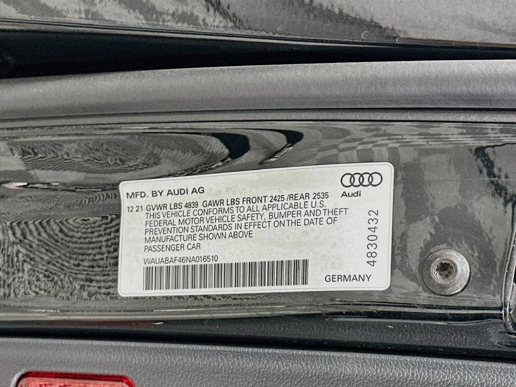 2022 Audi A4 40 Premium quattro