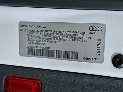 2024 Audi A5 Sportback 45 S line Premium Plus quattro