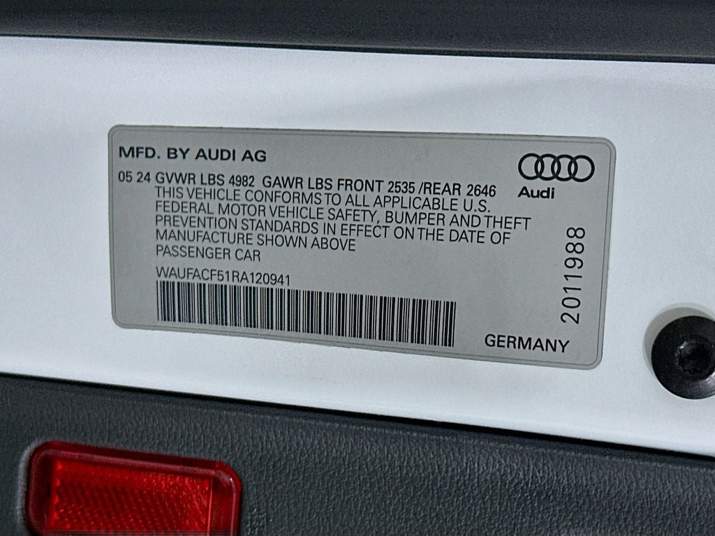 2024 Audi A5 Sportback 45 S line Premium Plus quattro