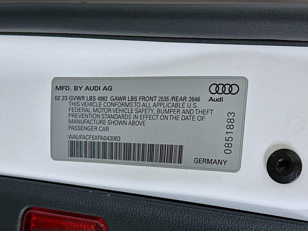 2023 Audi A5 Sportback 45 S line Premium Plus quattro