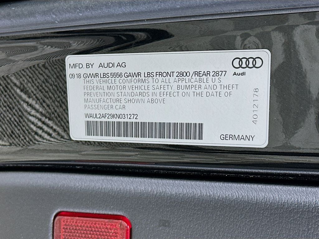 2019 Audi A6 3.0T Premium Plus quattro