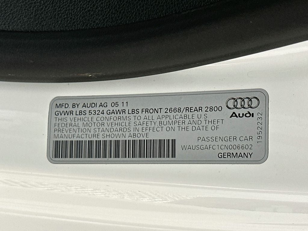 2012 Audi A7 Premium quattro