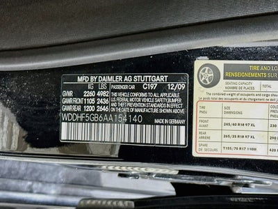2010 Mercedes-Benz E-Class E 350 Base