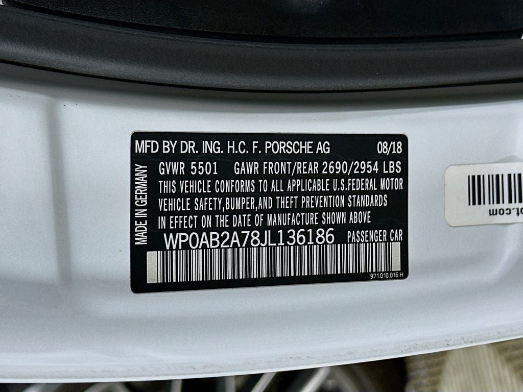 2018 Porsche Panamera 4S