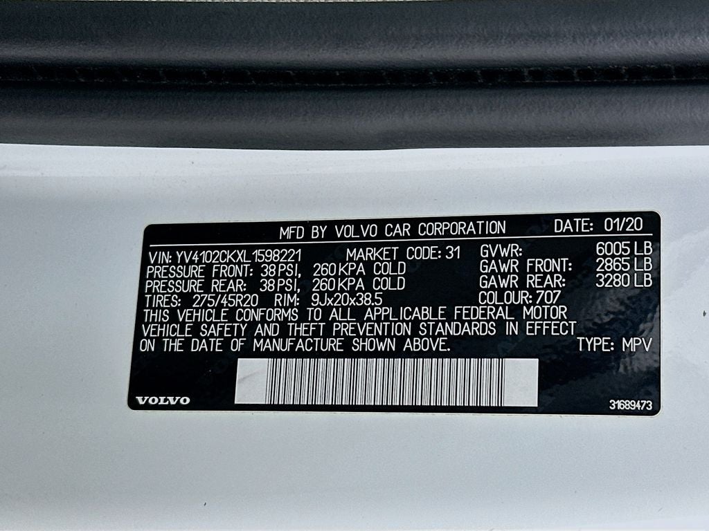 2020 Volvo XC90 T5 Momentum