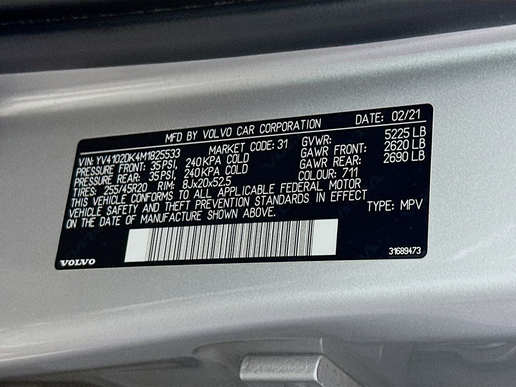 2021 Volvo XC60 T5 Momentum