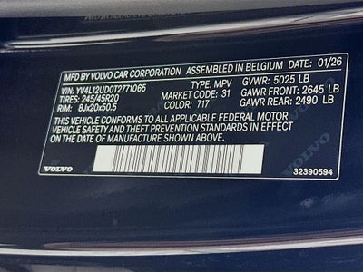 2026 Volvo XC40 B5 Ultra Black Edition