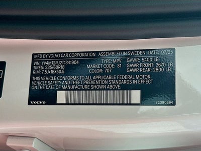 2026 Volvo XC60 Core