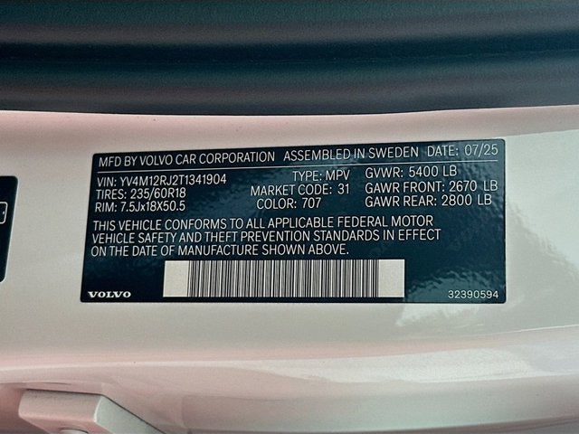 2026 Volvo XC60 Core