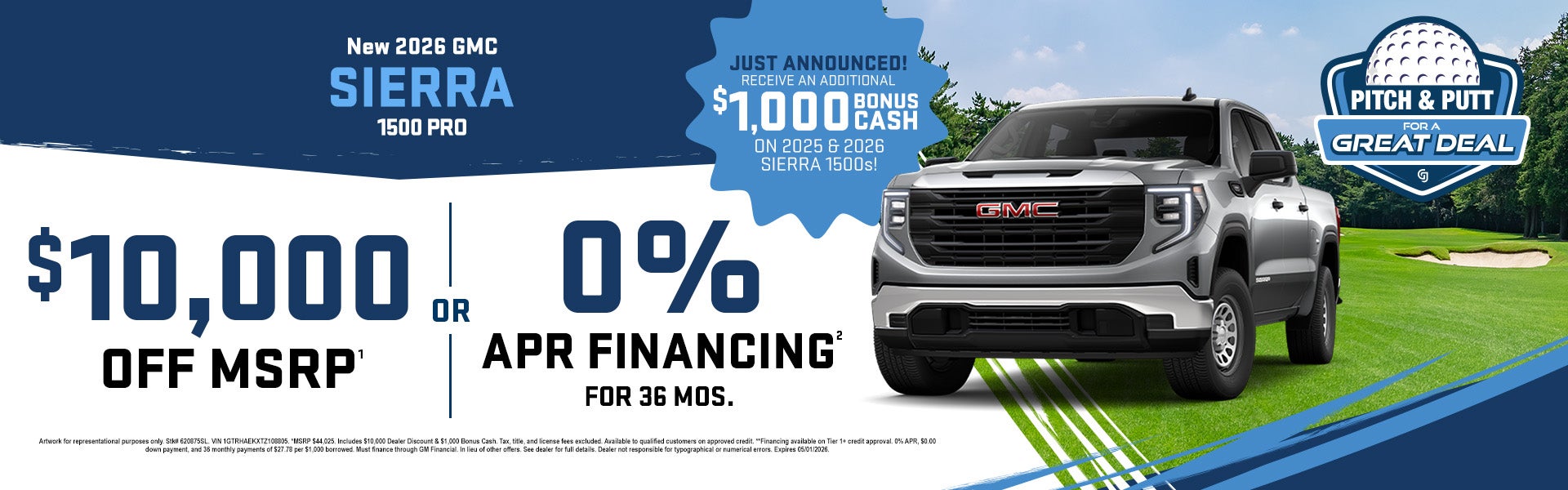 New 2026 GMC SIERRA 1500 PRO