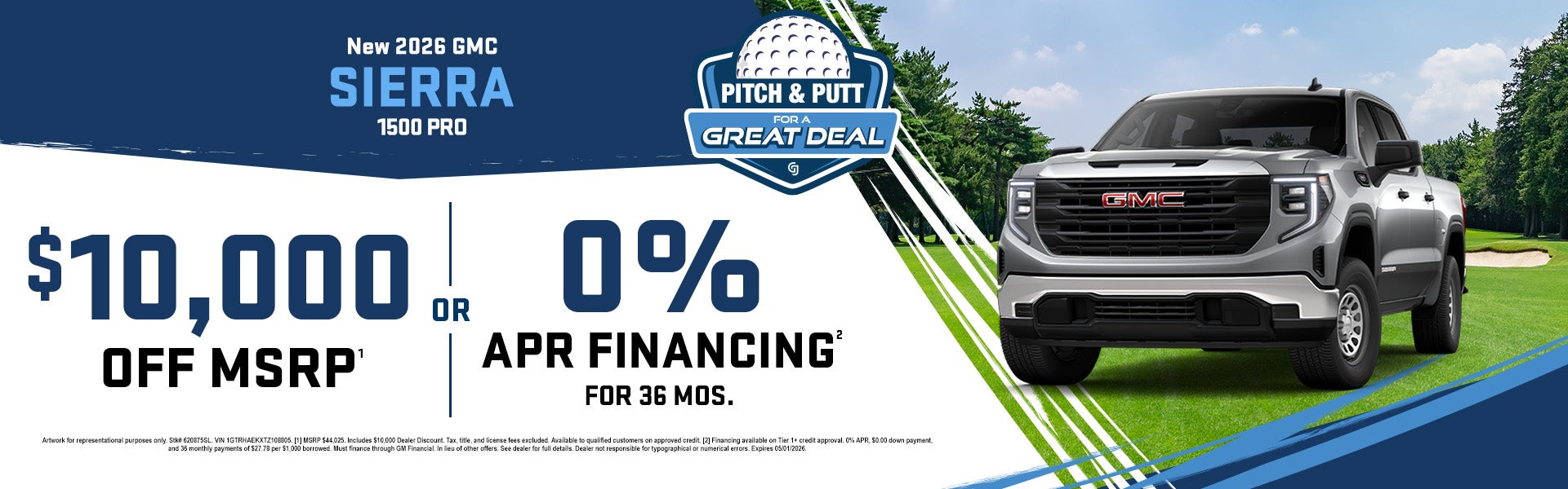 New 2026 GMC SIERRA 1500 PRO