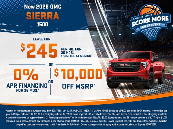 New 2026 GMC SIERRA 1500