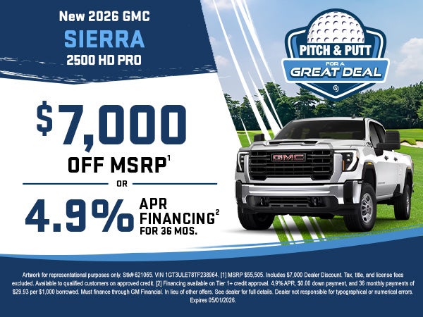 New 2026 GMC SIERRA 2500 HD PRO