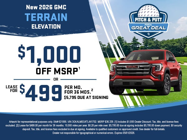 New 2026 GMC Terrain